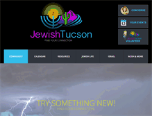 Tablet Screenshot of jewishtucson.org